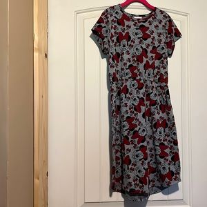 LuLaRoe Mae Dress Minnie Disney sz 12